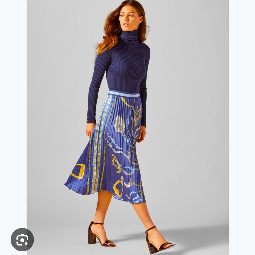 J. McLaughlin Laura Skirt - Amalfi Blue. S. NWT